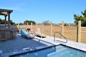 Lounge at the pool.