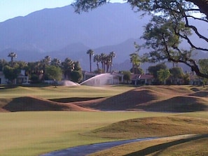 Beautiful southwest views of Stadium Course and mountains from the patios.