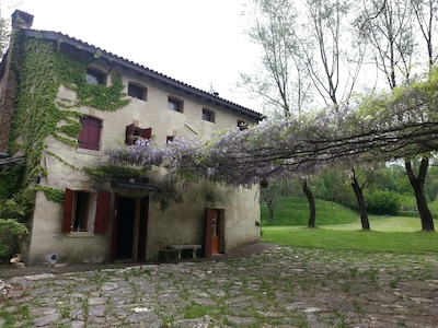 Rustico in an oasis of silence in the hills of Prosecco two steps from Venice