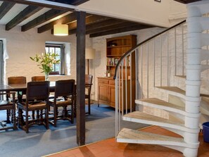 Dining area and staircase