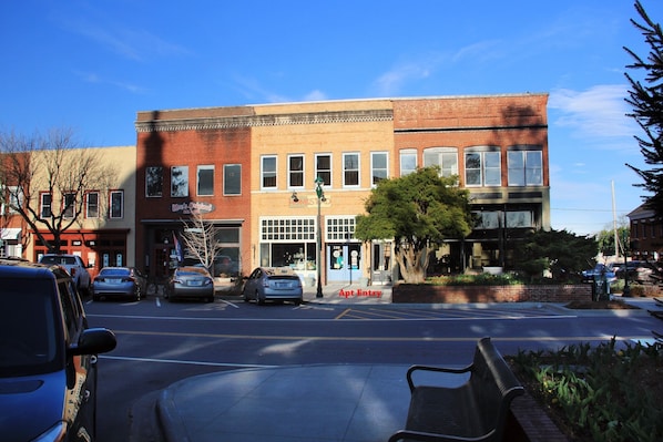 The A-Loft at 108 N Main across from Historic Courthouse