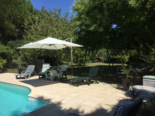 Private and exclusive pool terrace 