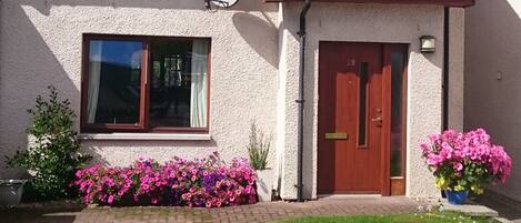 Driveway for two vehicles and entrance to property. 