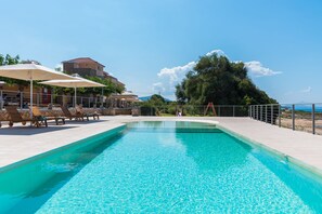 the outdoor pool