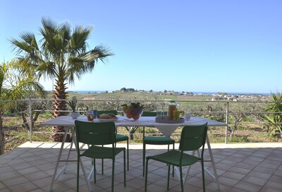 Casa Biancolilla-Entre el mar y las aceitunas-Sicilia