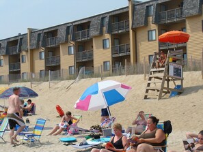 Life guard stand on beach