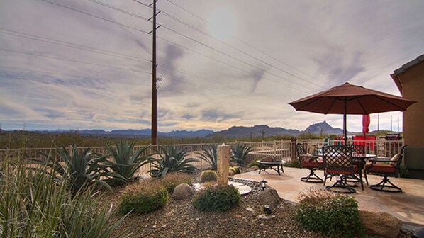 Backyard view of your Oasis in the Desert
