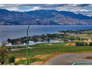 View over the Quails' Gate vineyard from the main level