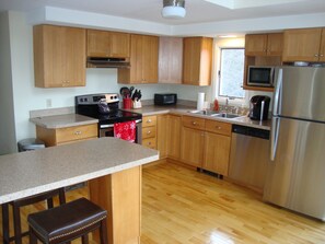 2nd floor kitchen area with breakfast bar!