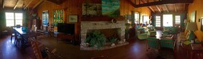 Panorama shot of the common room