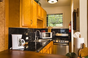 Kitchen - this unit has 2 small under counter refrigerators