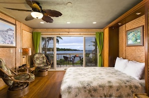 Sleeping area with Lanai view of Hana Bay