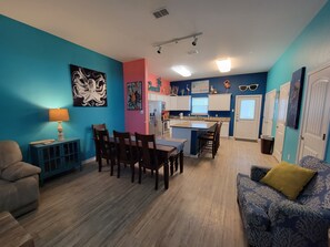 Kitchen and dining area.
