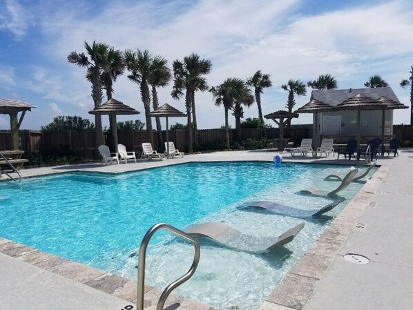 Beautiful pool area