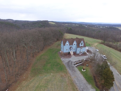 Blue House on the Hill