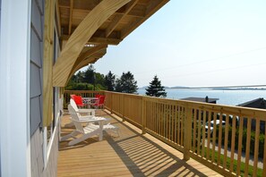 Beautiful views of Harpswell from the decks.