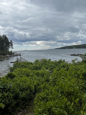 The path from the house to it's private dock.
