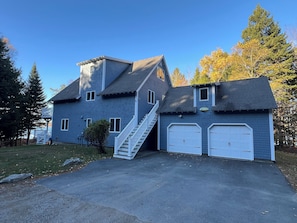 A view of the house when pulling in.