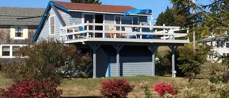 Welcome to Blue Heron! 
Here is a view of the front of the house which faces the Atlantic Ocean.