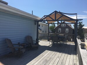 Enjoy family time on the large wraparound deck