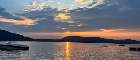 Sunset on the dock