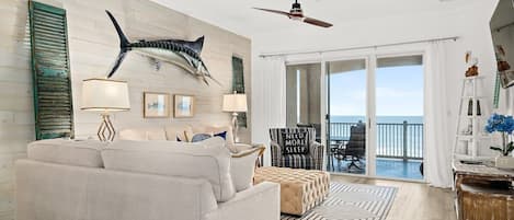 Ocean front living room