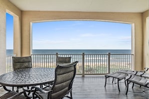 Ocean front balcony