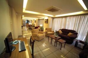 Lobby sitting area