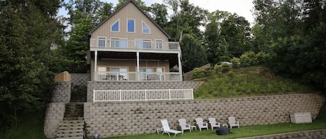 View of the house from the water