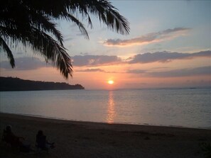 Sunsets over the water at Anini all summer.
  
