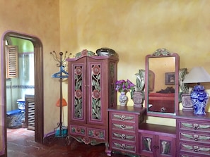 Dressing area and bathroom