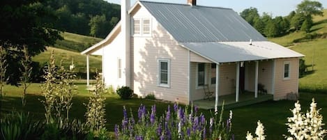 view of cottage from back garden