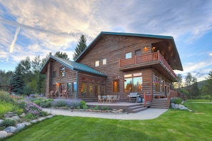 Multiple decks with grill and plenty of seating!