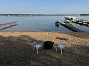 View while drinking morning coffee from deck. 