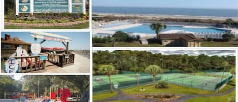 largest pool in Hilton Head Island on the beach!