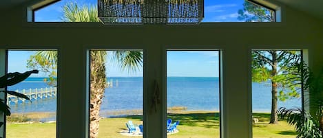 View of bay from great room
