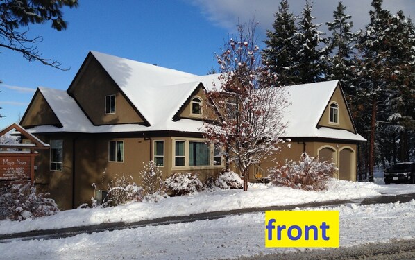 front of the house