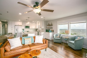 Open concept provides a great gathering space.