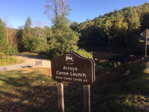 Arroyo Canoe Launch approximately. 200 yards from the cabin!