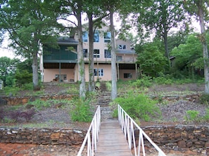 View of the house from the dock