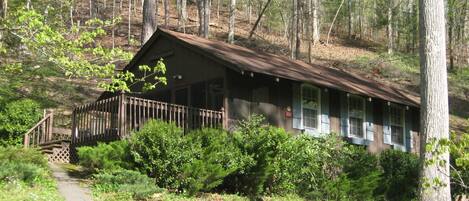 Blue Shutter Cottage is a cozy 1bedroom, 1bath vacation rental near Murphy, NC.