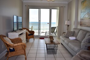 Living Room with Direct Gulf View
