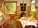 Dining area with propane stove
