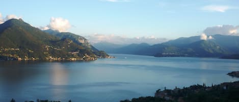 Lake view, Bellaggio and Varenna in the distance