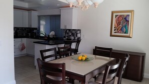 Dining room and kitchen 