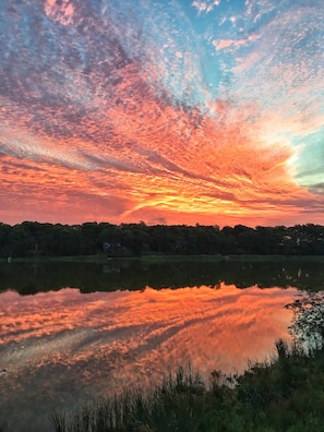 Sunrise over the lake