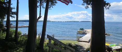 View of Ephraim Regatta from terrace