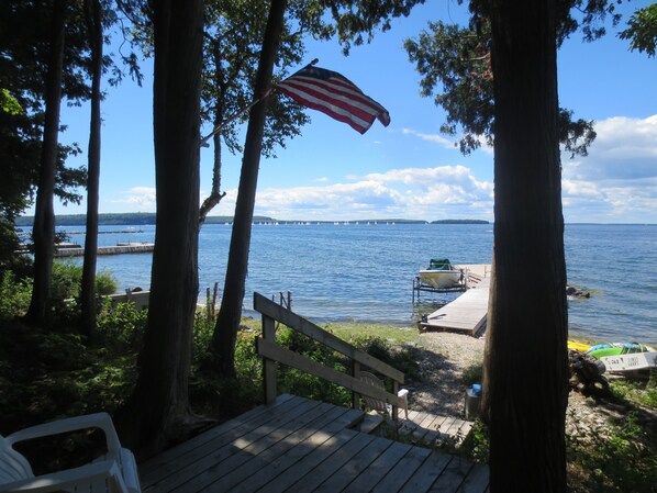 View of Ephraim Regatta from terrace