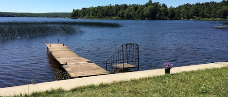 Dock and view of Au Train River outlet