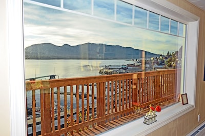Your living room view/private deck is spectacular